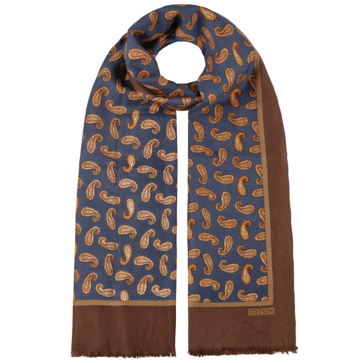 Stetson Wool Scarf Paisley