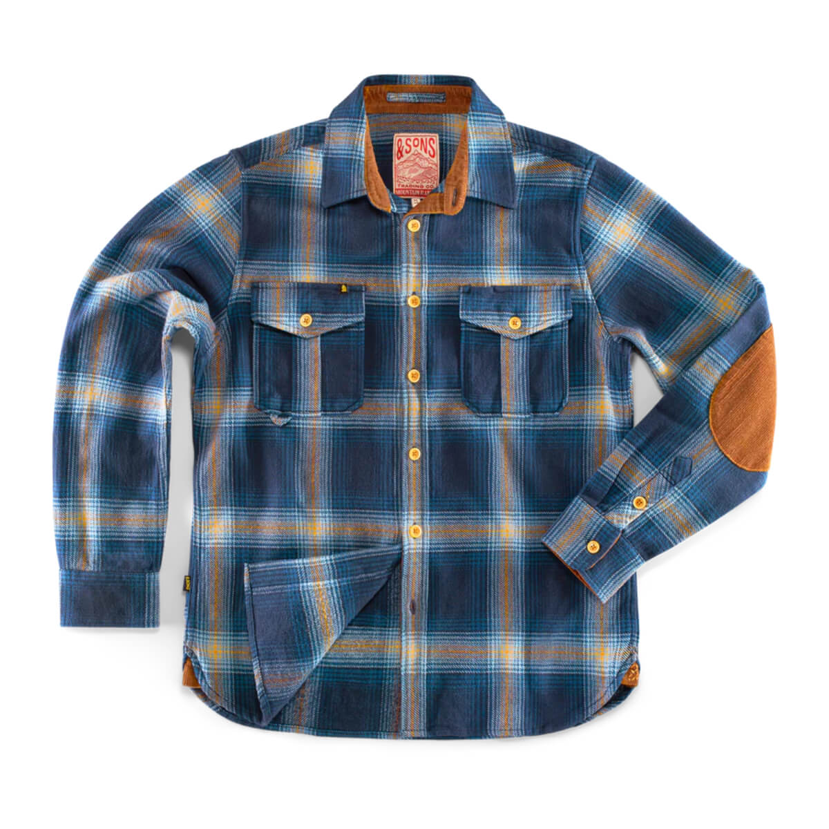 &SONS Eiger Mountain Shirt Lake Blue