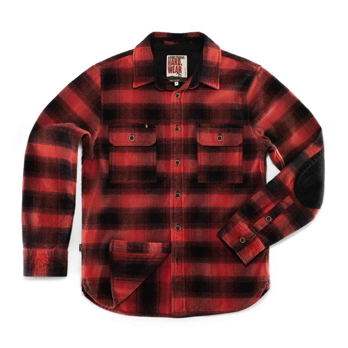 &SONS Carder Shirt Red/Black