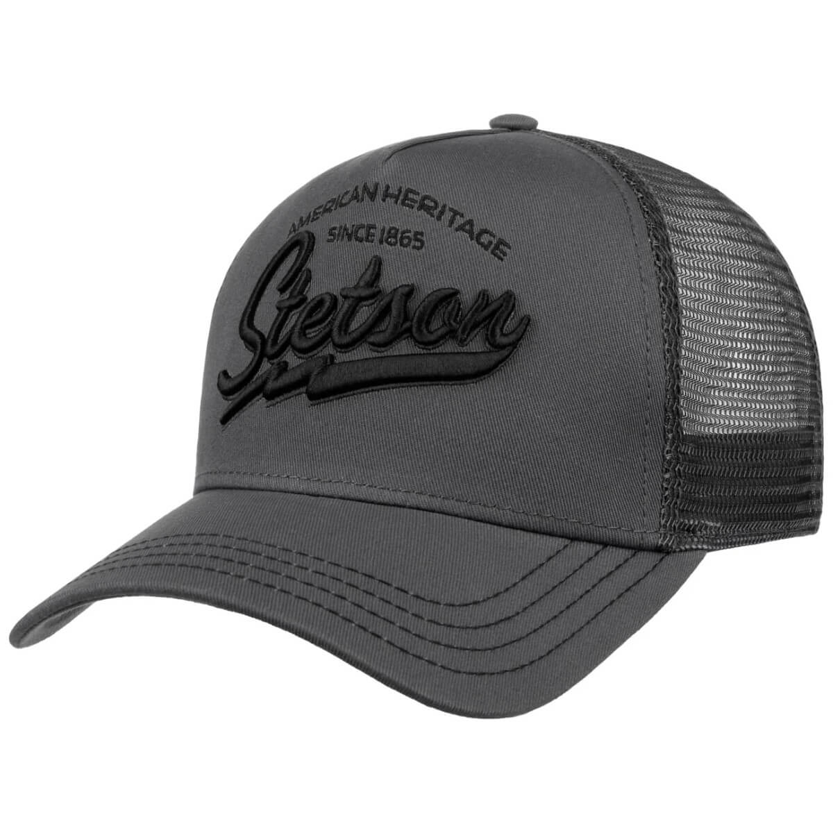 Stetson American Heritage Trucker Cap Grey