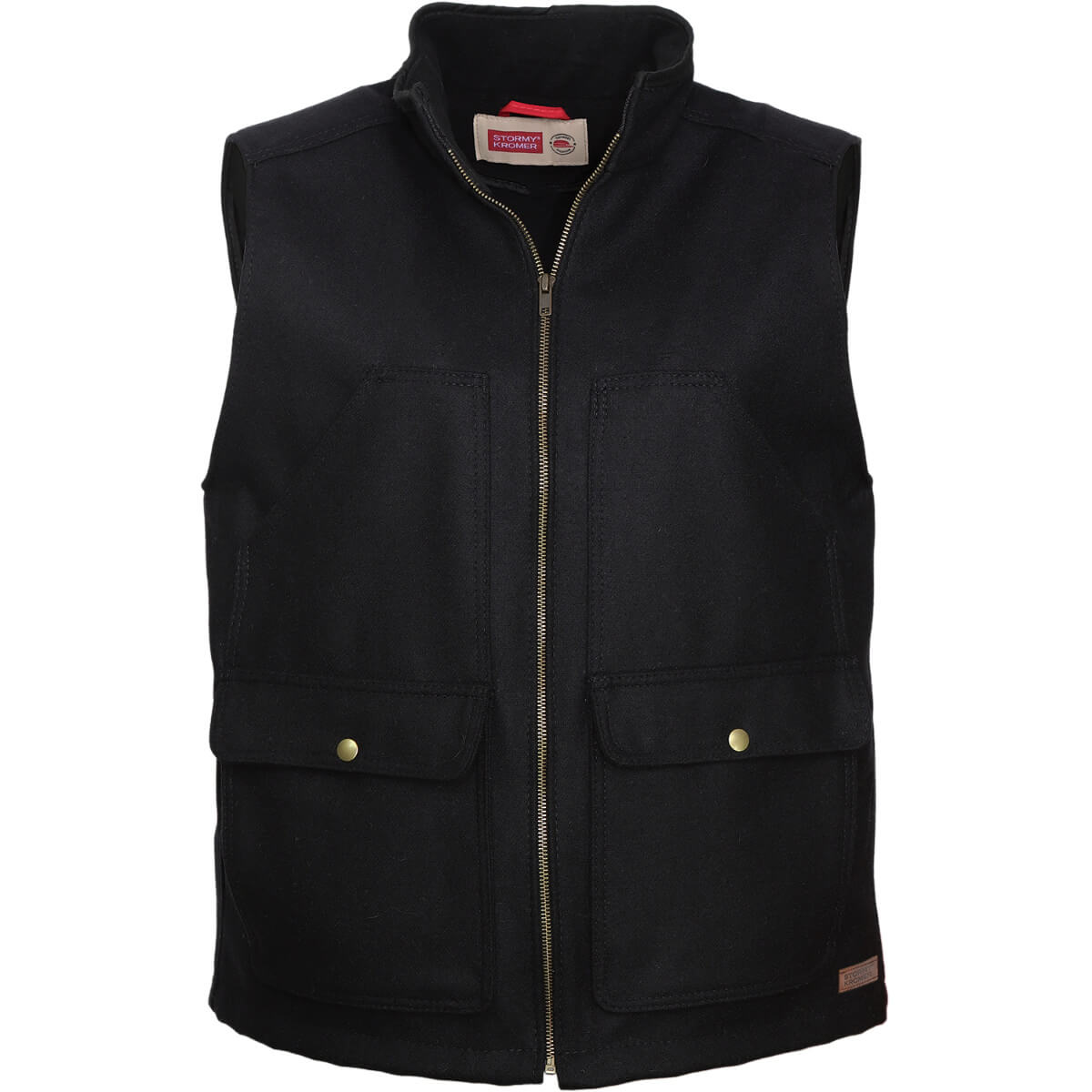 Steelhead Wool Vest Black