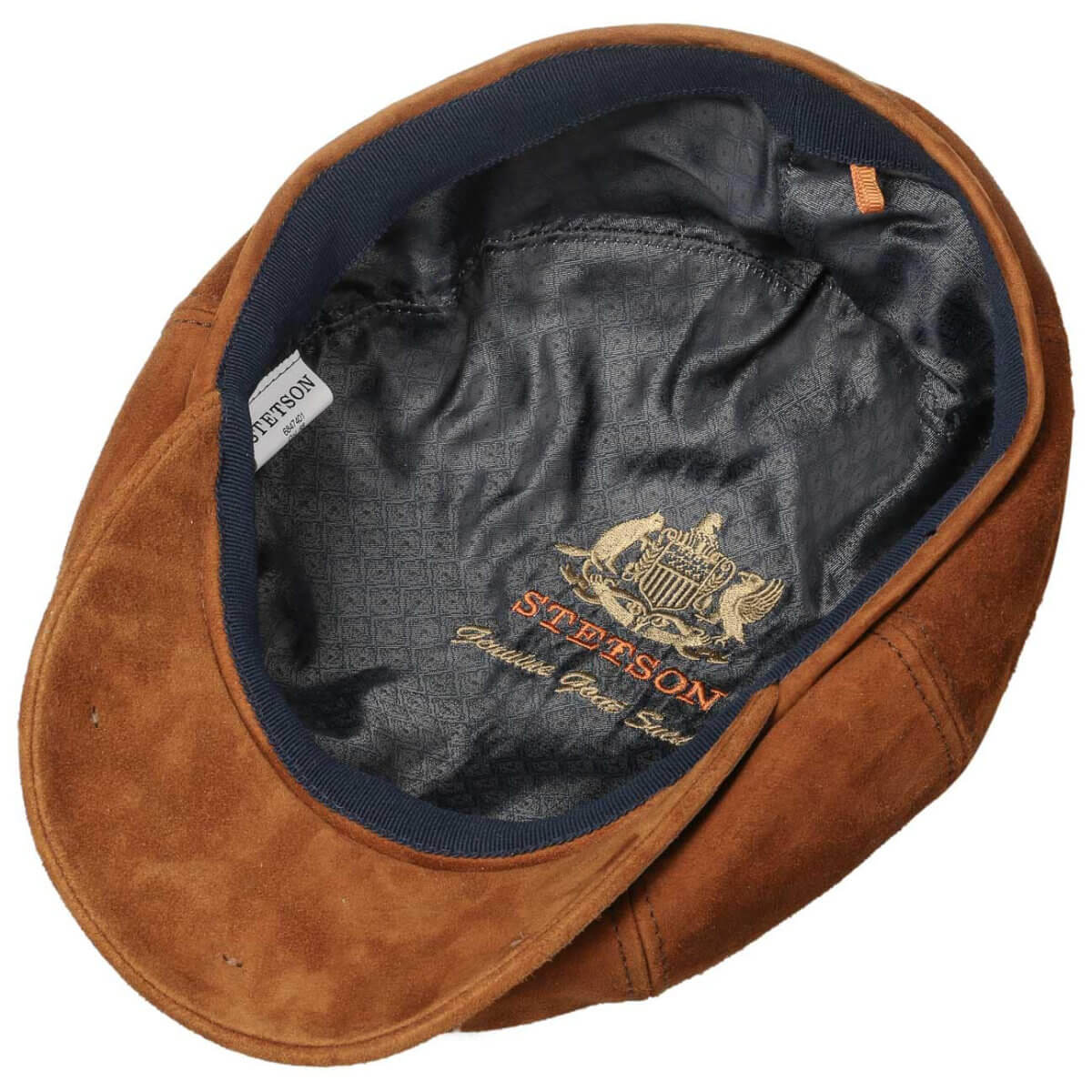 Stetson Hatteras Goat Suede Flat Cap