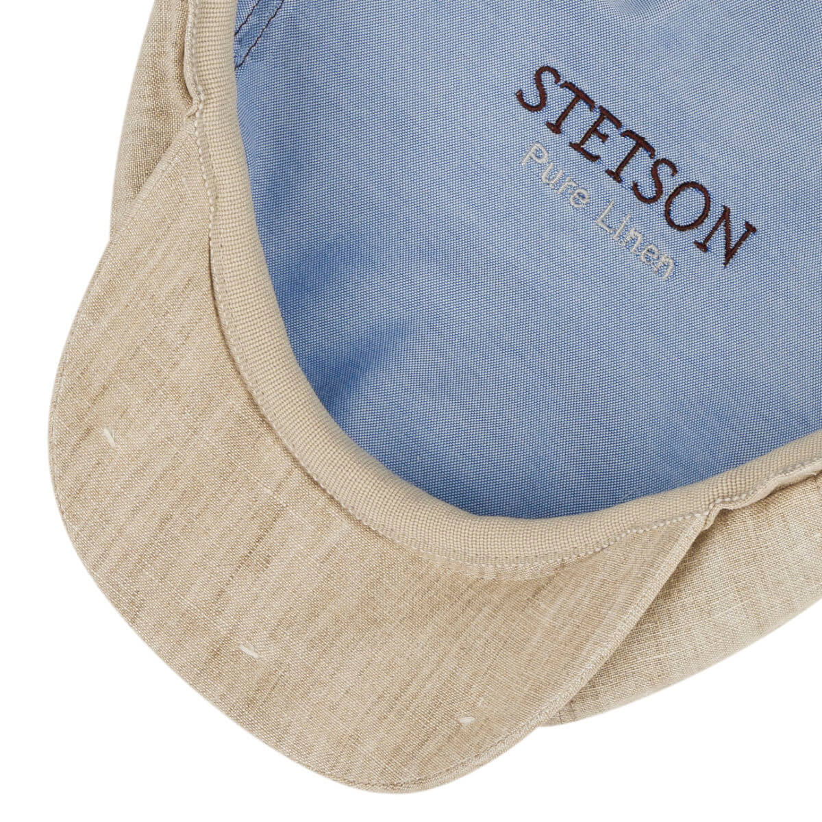 Stetson Hatteras Linen Newsboy Cap