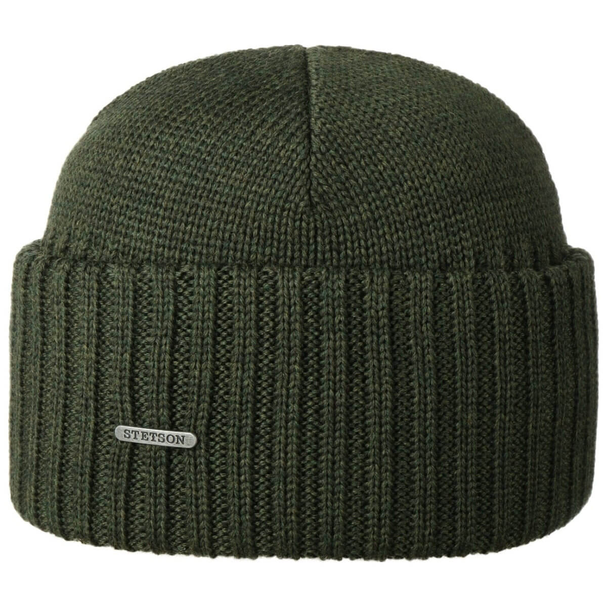 Stetson Northport Merino Wool Beanie Olive