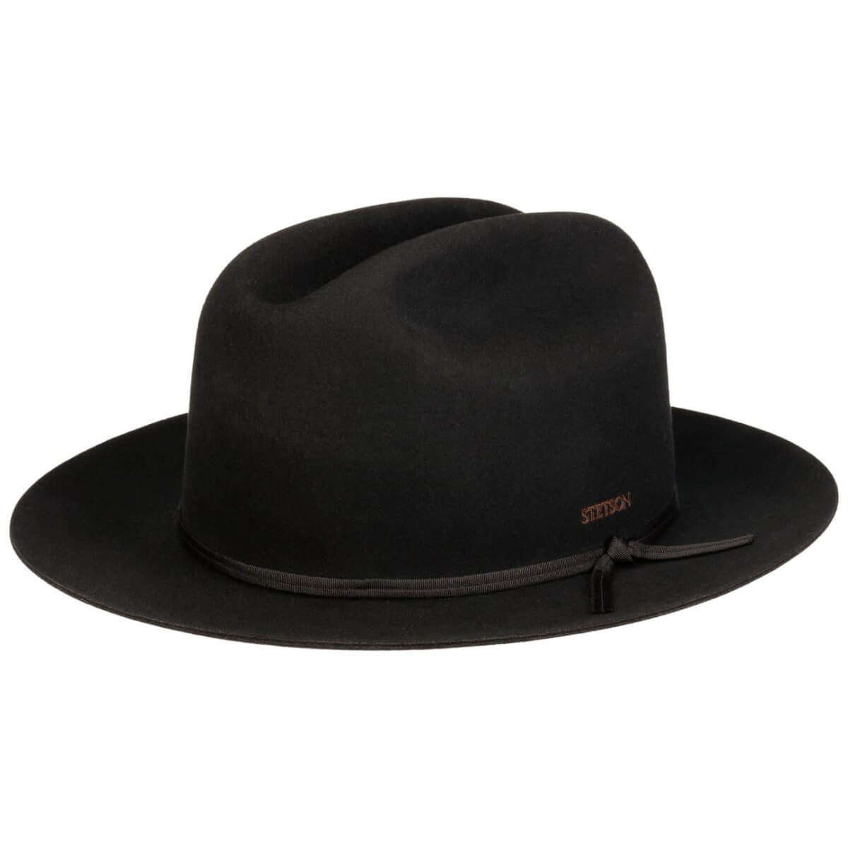 Stetson Open Road Wool and Cashmere Black Western Hat