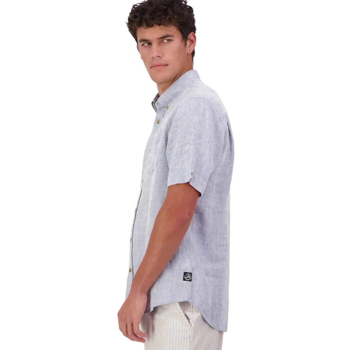 Swanndri Humber Linen Short Sleeve Shirt