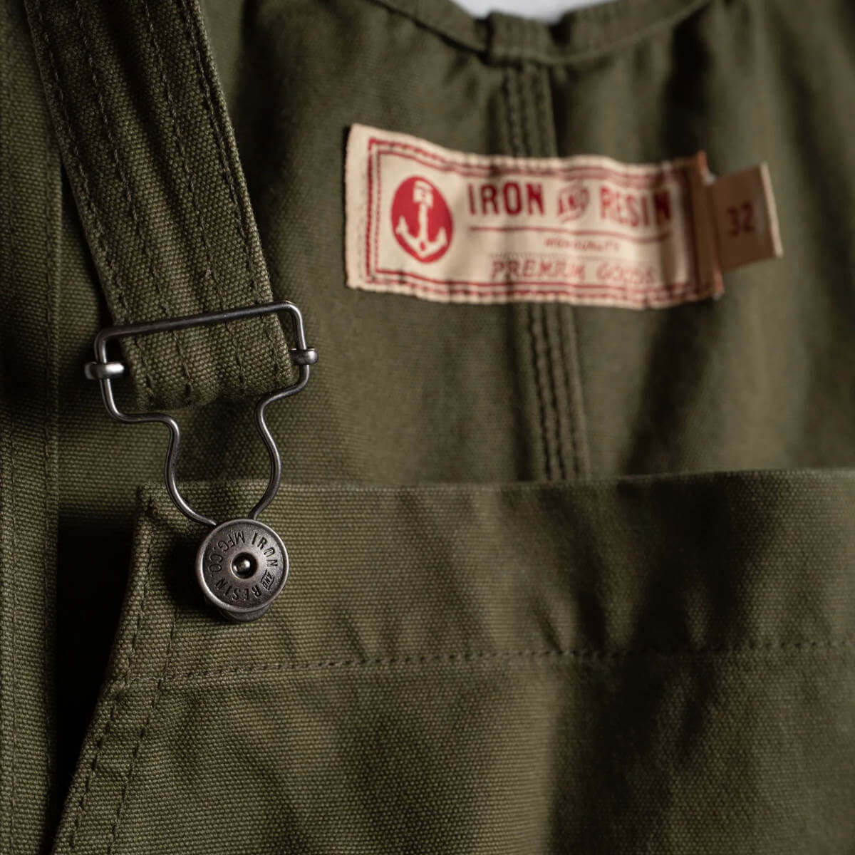 Iron and Resin Tatham Canvas Overalls