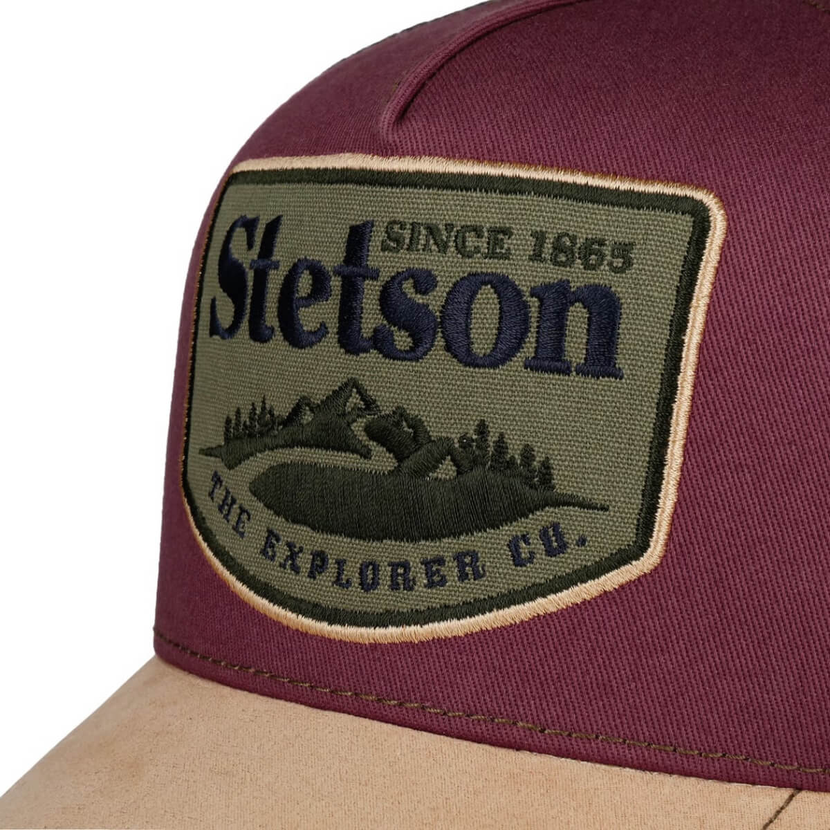 Stetson cap with a logo on a white background