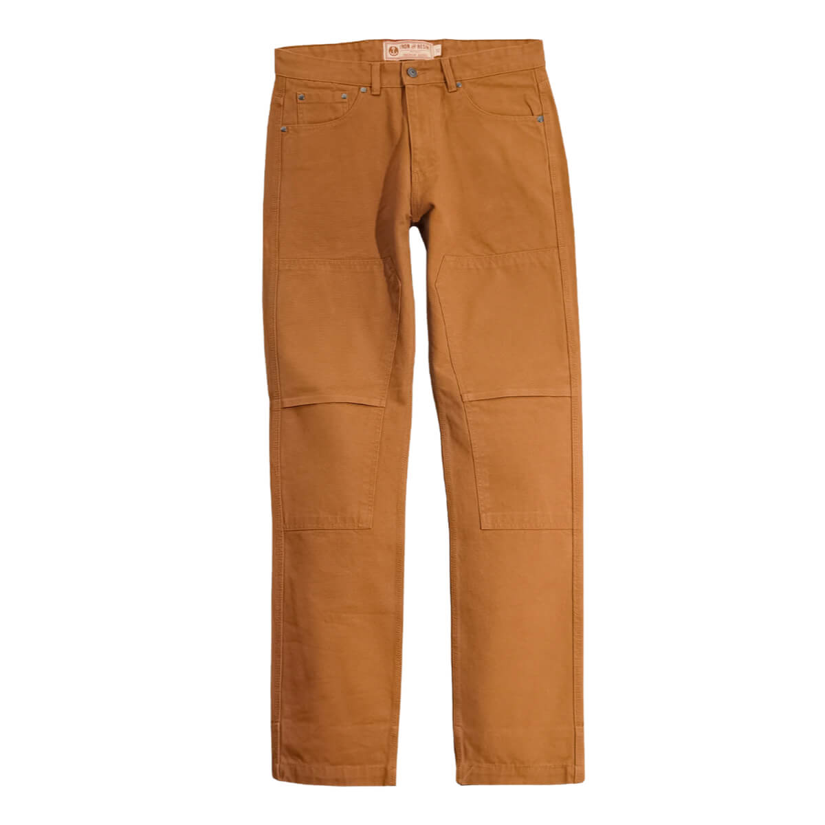 Brown pants on a white background