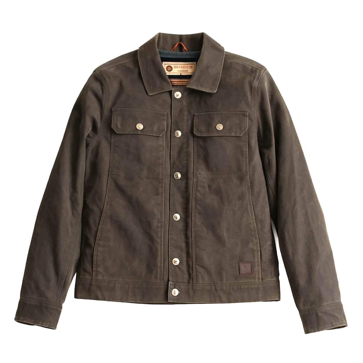 Iron and Resin Waxed Canvas Mechanic Jacket