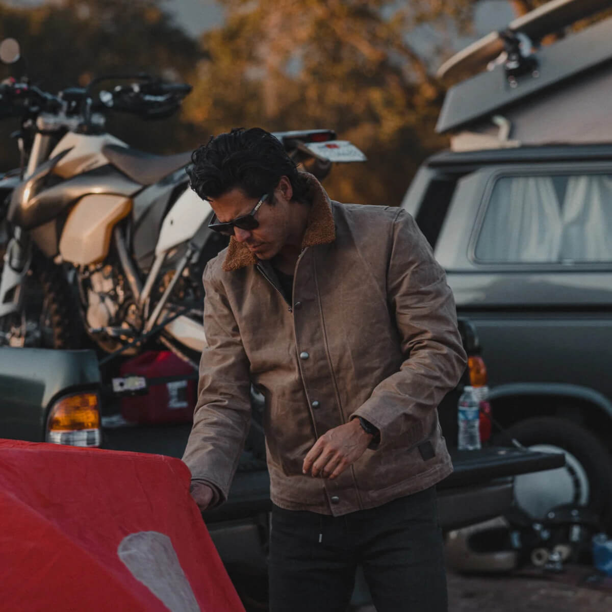 Iron and Resin Waxed Nautilus Jacket