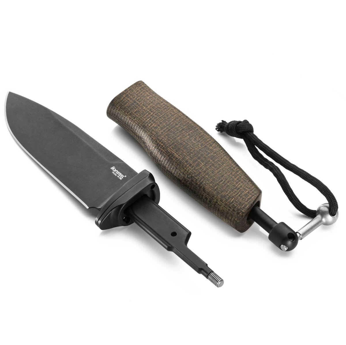 LionSteel Acha Fixed Blade Knife – M390 Steel, Micarta Handle