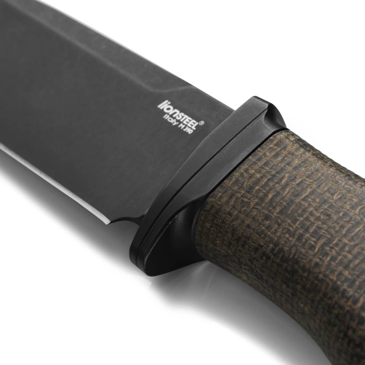 LionSteel Acha Fixed Blade Knife – M390 Steel, Micarta Handle