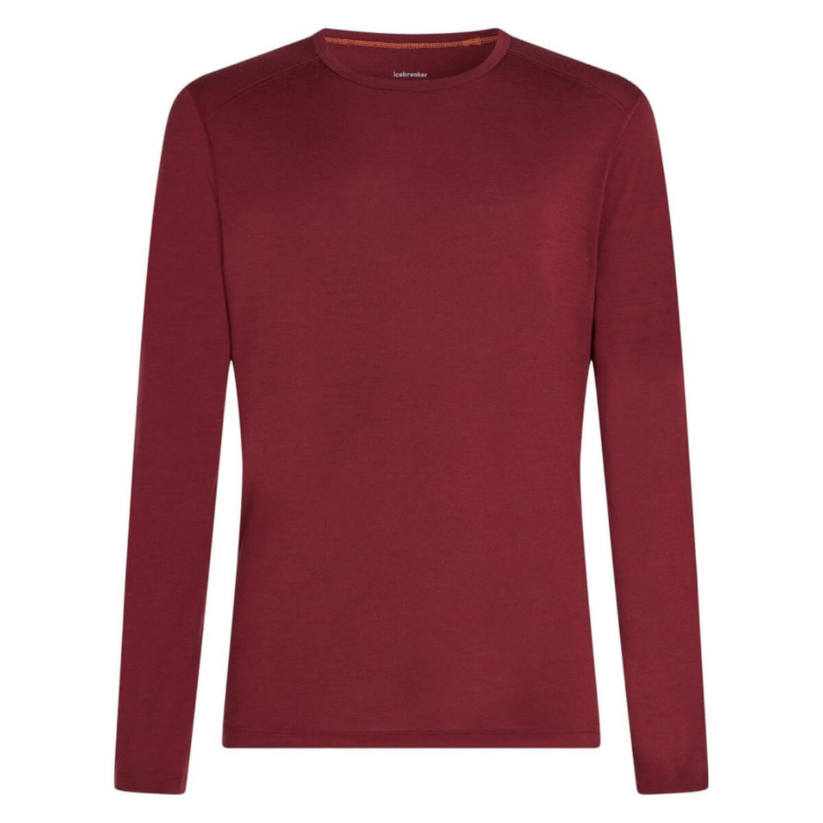 Icebreaker Men&#39;s Merino 200 Oasis Long Sleeve Crewe Thermal Top - Port