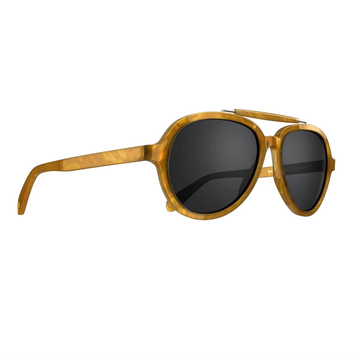 Vallon Elmore Brow Bar Sunglasses with dark lenses on a white background