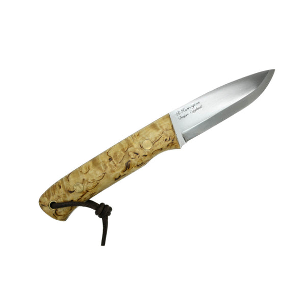 Casstrom Woodsman Knife - Curly Birch - Combo Firesteel - Natural Man