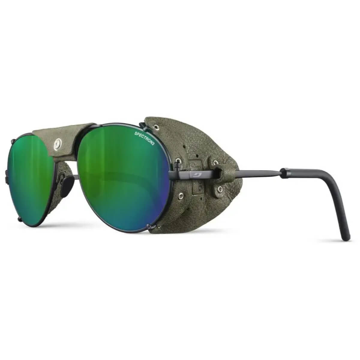 Julbo Cham Spectron 3CF Black/Green Alpine Sunglasses