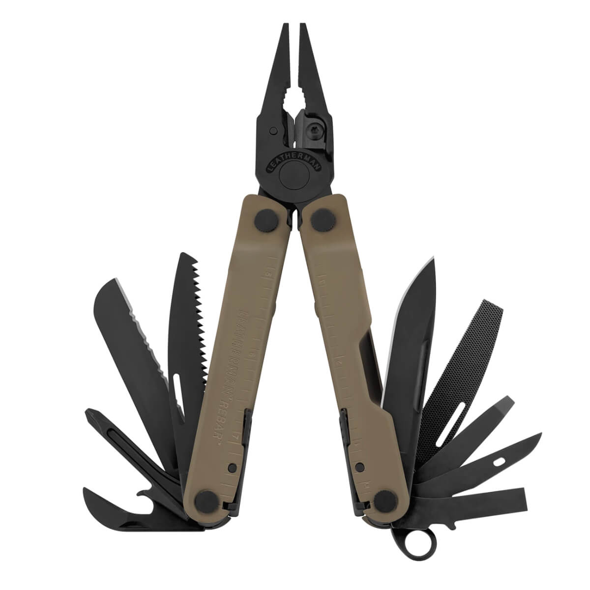 Leatherman Rebar Multi-Tool w/ Nylon Sheath - Coyote & Black