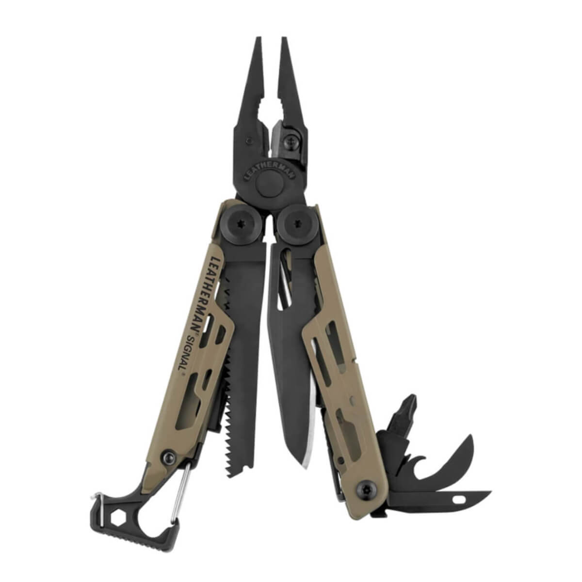 Leatherman Signal Multi-Tool w/Nylon Sheath - Coyote & Black