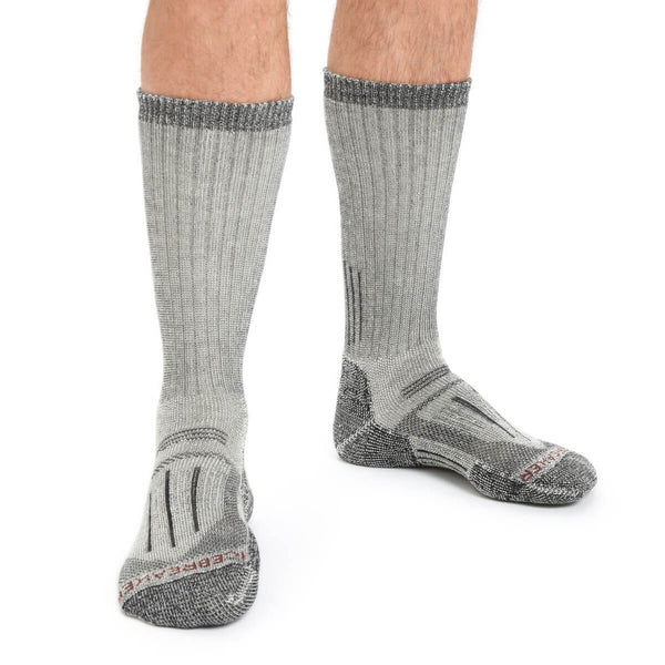 Icebreaker Men's Merino Mountaineer Mid Calf Socks, Merino Hiking Socks