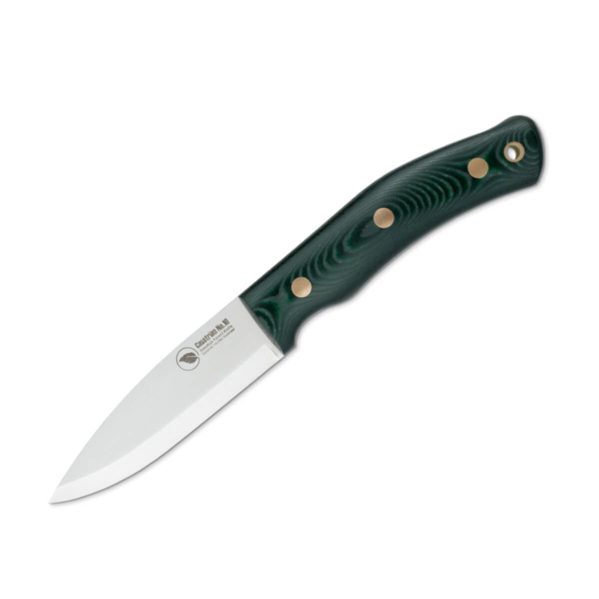Casstrom No.10 Forest Knife - Green Linen Micarta