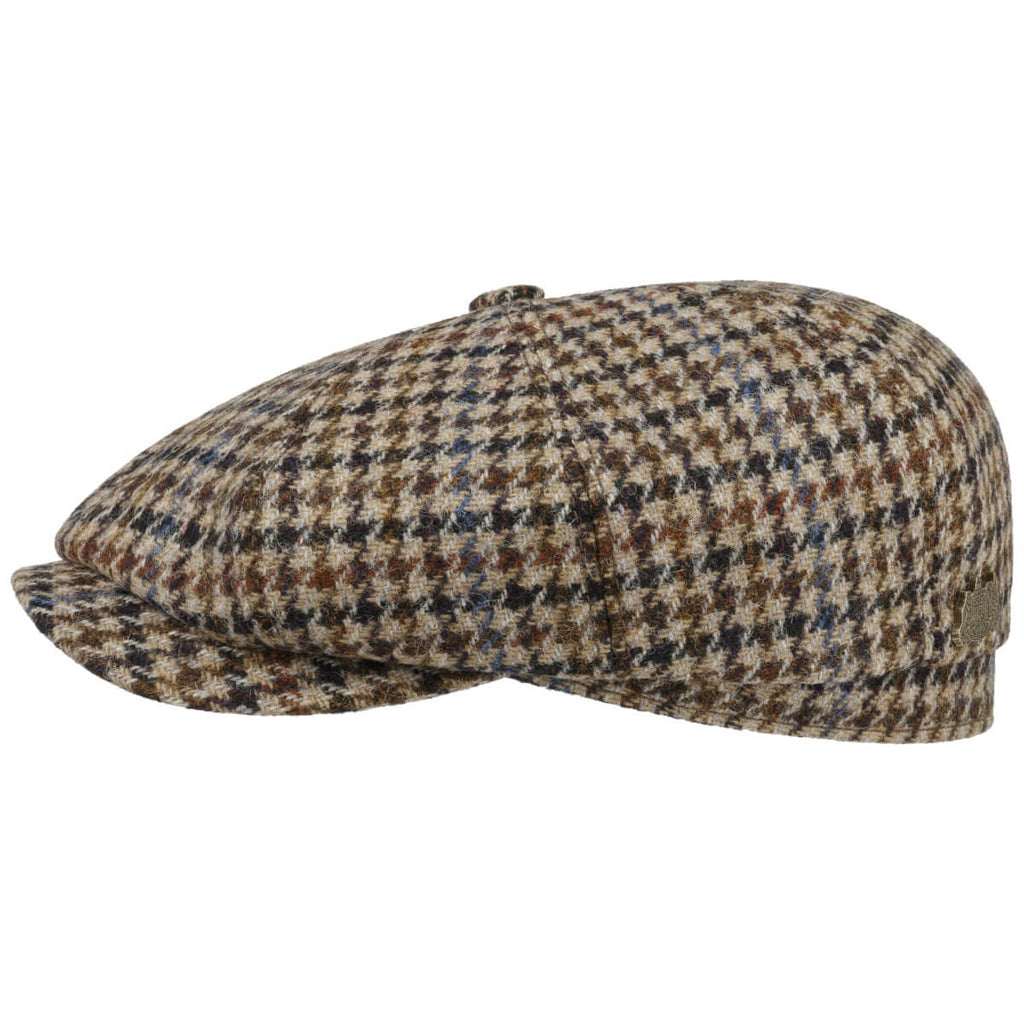 Houndstooth flat shop cap