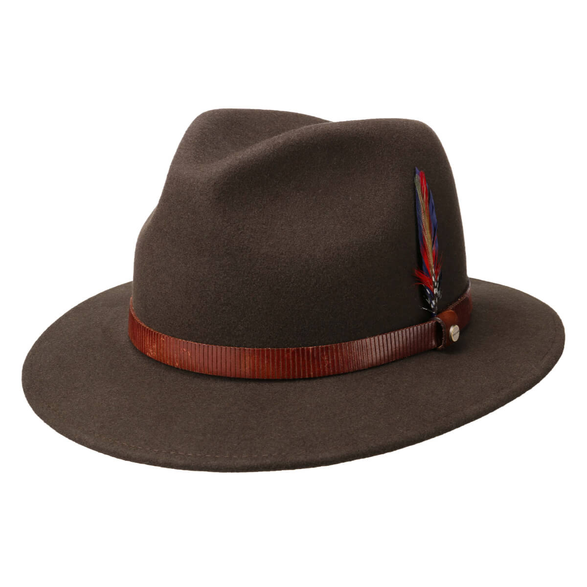 Stetson Traveller WoolFelt Hat Brown