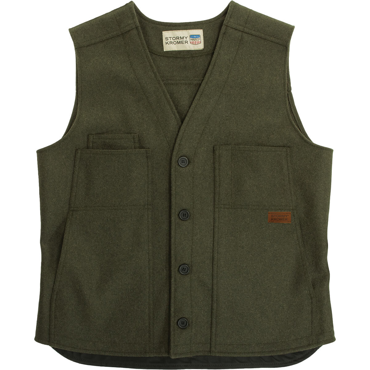 The Mackinaw Wool Button Vest
