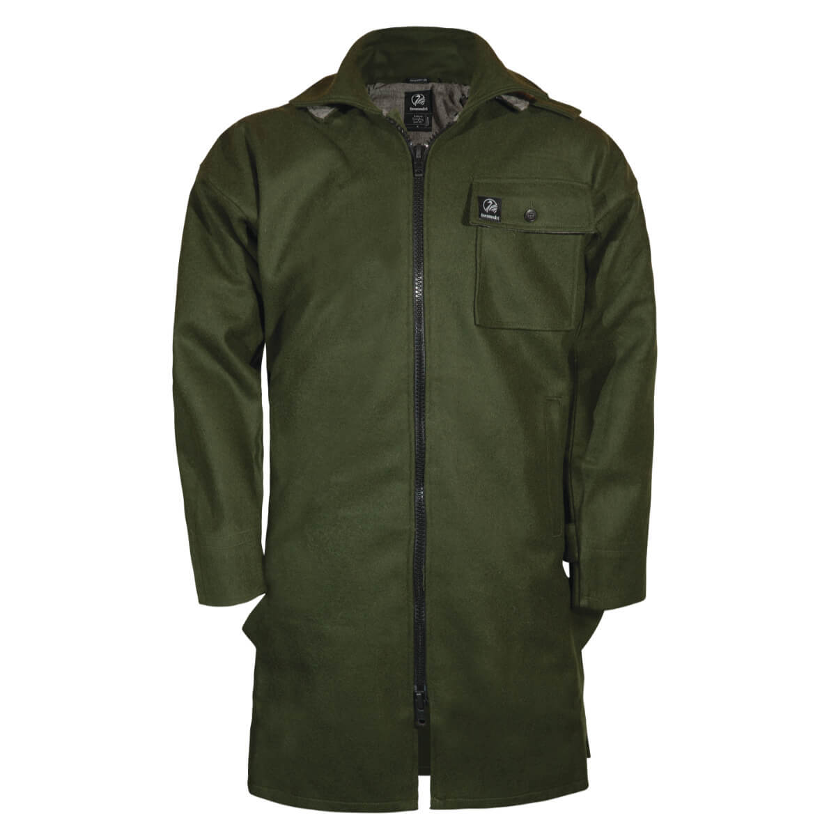 Swanndri Men's Mosgiel Wool Bushshirt with Zip-up Front