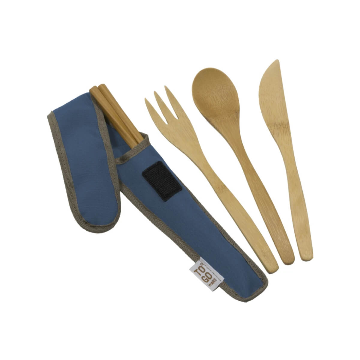 Bamboo cutlery for camping