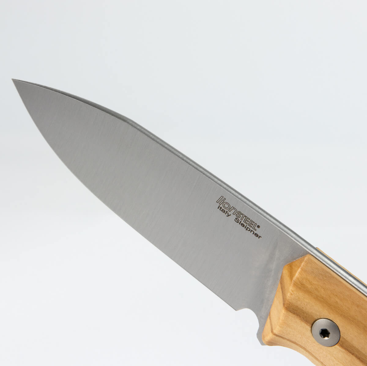 LionSteel B35 UL Olive Handle Bushcraft Knife