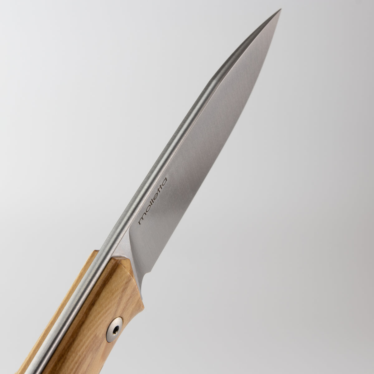 LionSteel B35 UL Olive Handle Bushcraft Knife